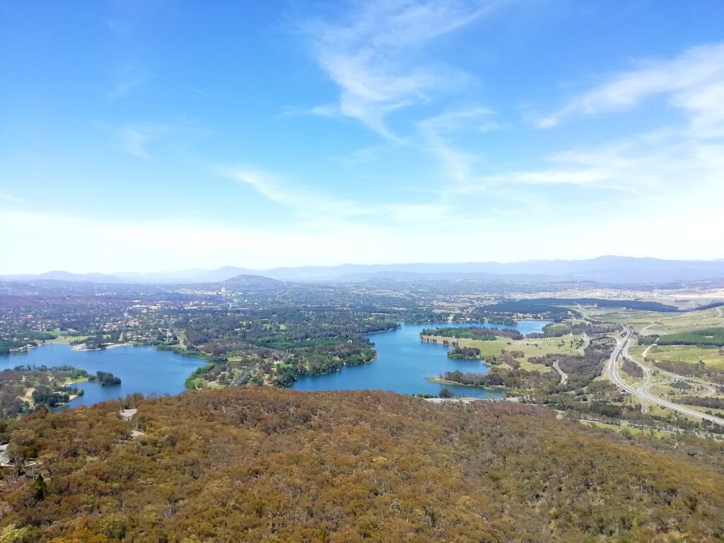 View of Canberra from the Telstra Tower